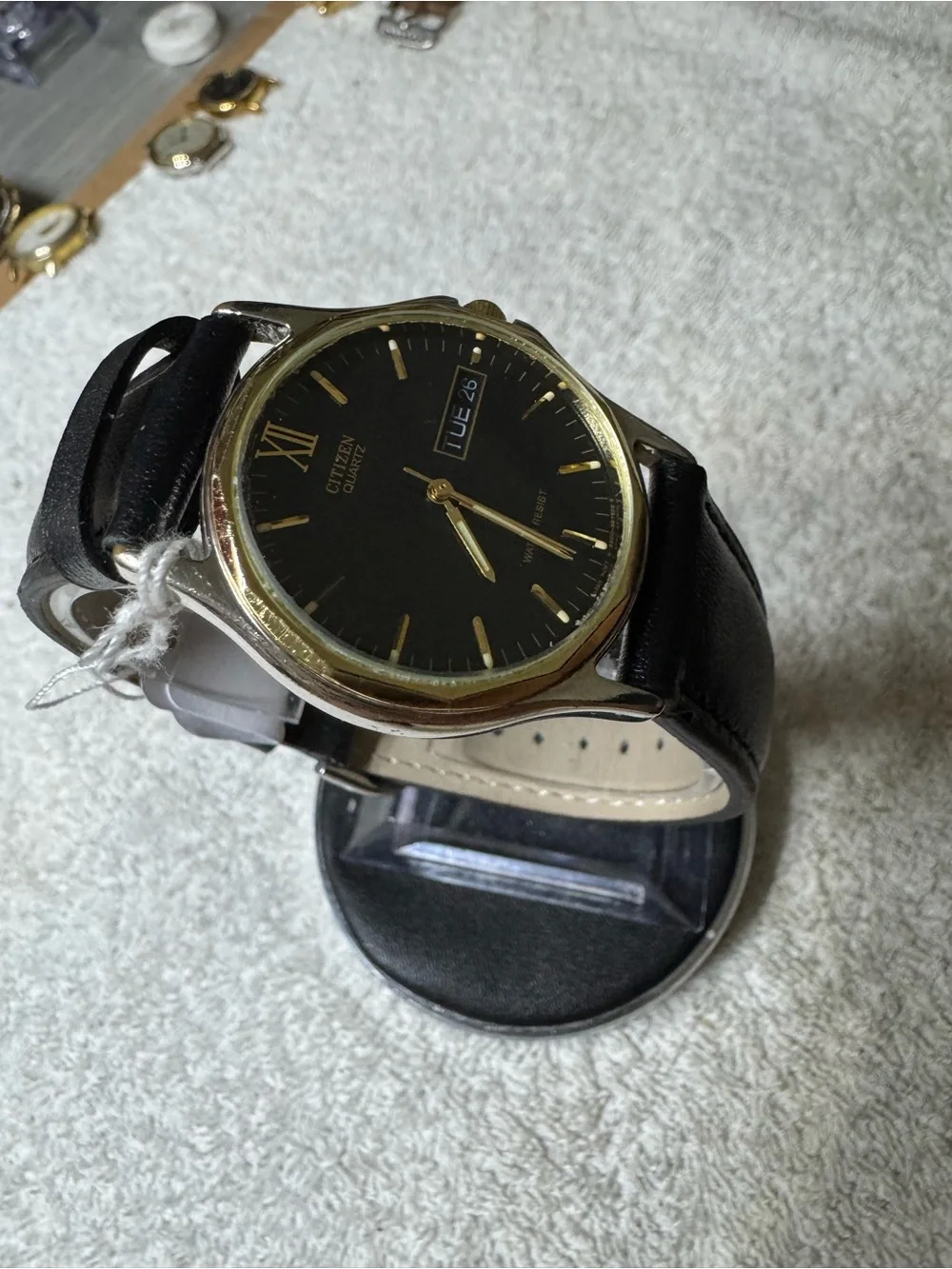 Citizen Black Dial with Gold Accents Men's Dress Watch